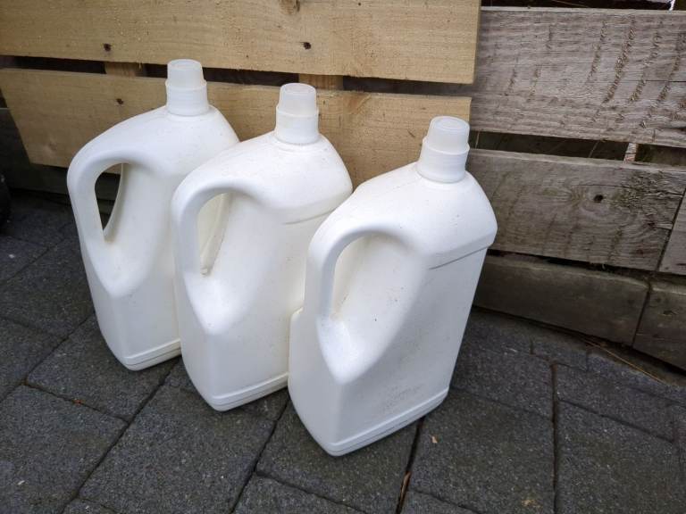 3 x 5 Litre Polythene Bottles