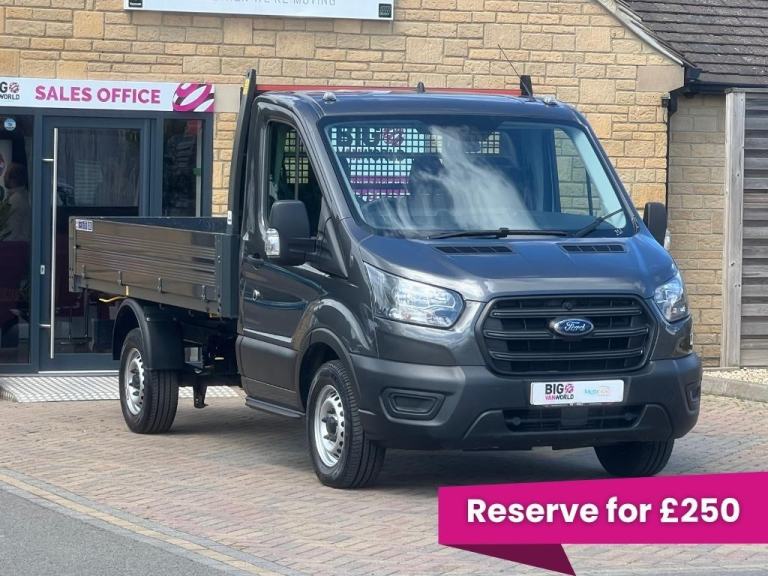 Ford Transit 350 TDCI 130 L2 LEADER ECOBLUE MWB SINGLE CAB ALLOY TIPPER RWD