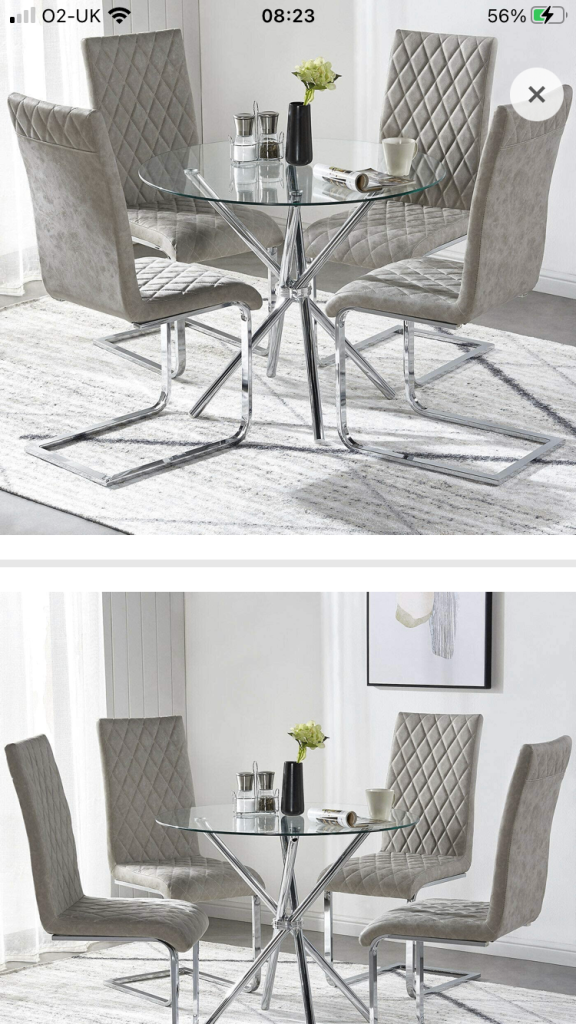 Dining table and Chairs