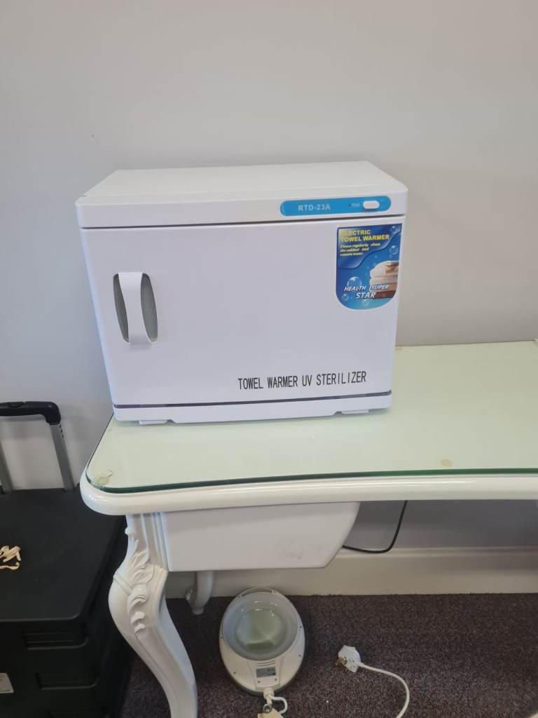 16L Towel Warmer, 3-in-1 UV Sterilizer Disinfection Warmer Hot Facial Cabinet 
