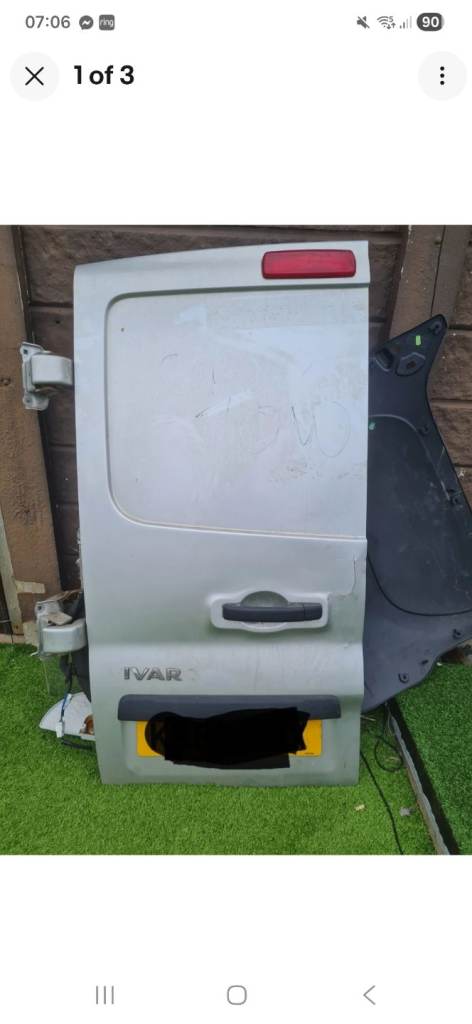 image for Vauxhall vivaro back doors 2015