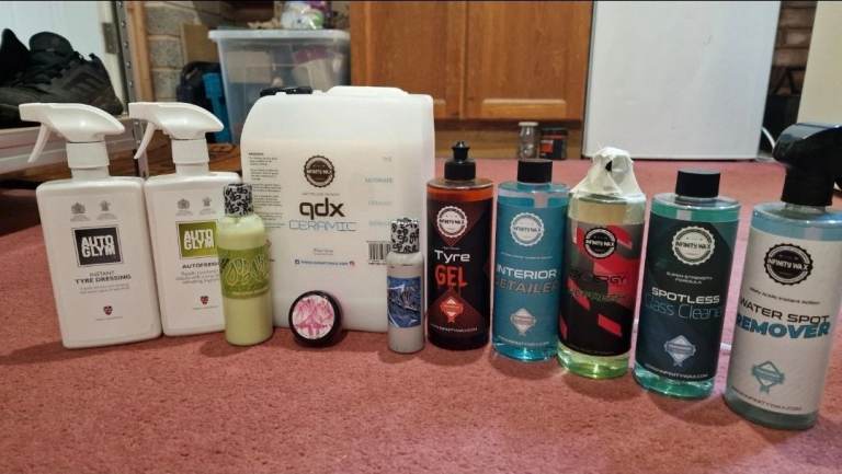 Infinity Wax Dodo Juice AutoGlym car cleaning detailing valeting 