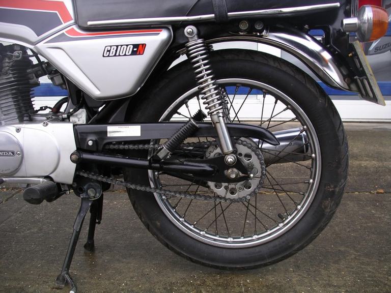 Honda CB100N only 11000 miles and supreme condition. Historic reg.