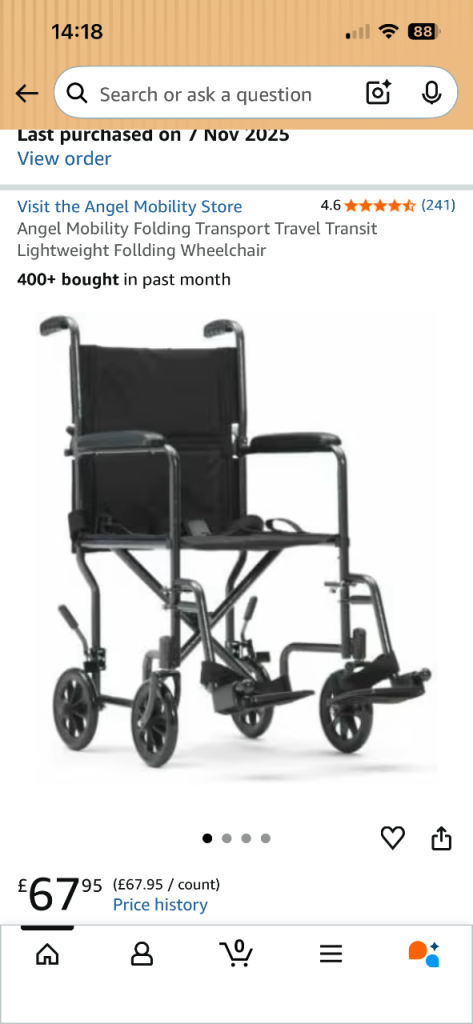 Wheelchair Folding Lightweight