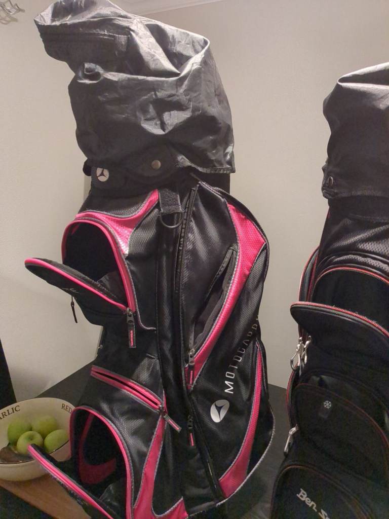 Two cart golf bags 
