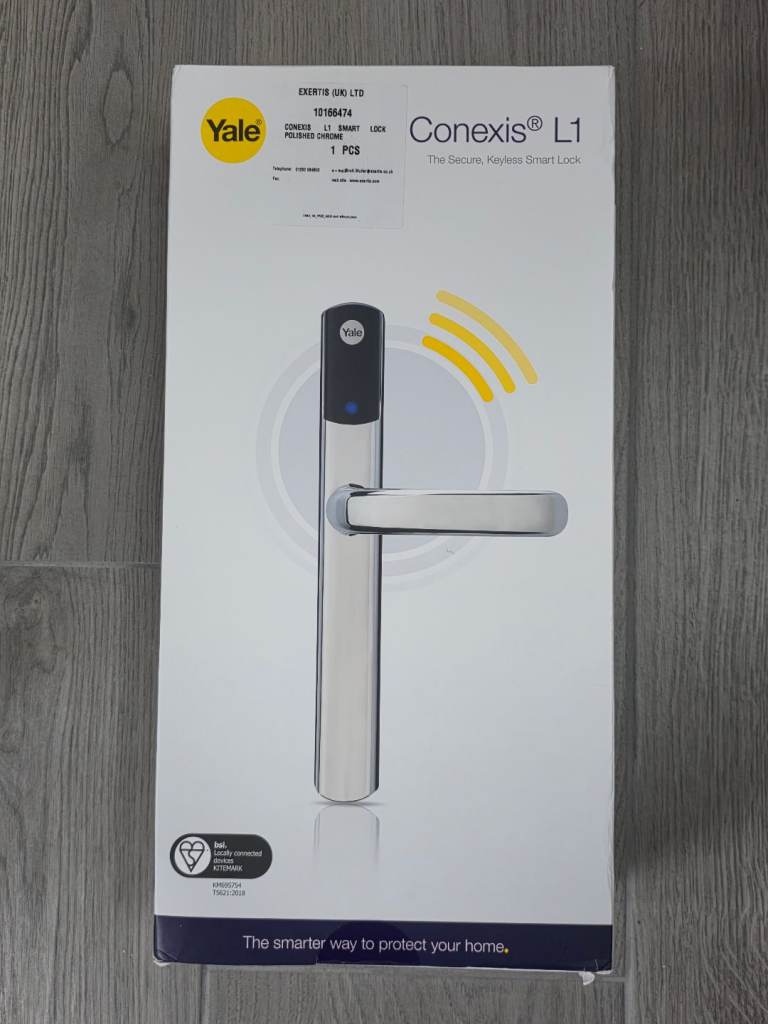 image for Yale Conexis L1: Smart Door Lock - polished chrome. *** BRAND NEW & SEALED ***