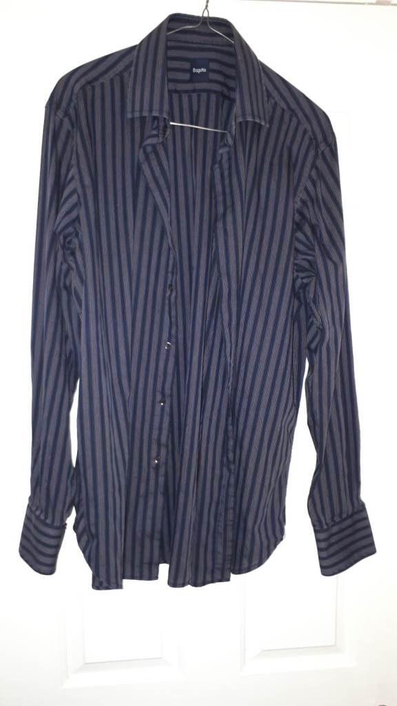 image for Mens Italian Bagutta Shirt Size 16 Collar