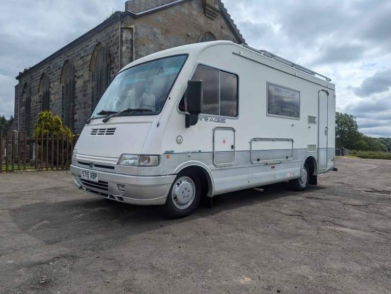Fiat ducato Motorhome A class RHD Car licence 