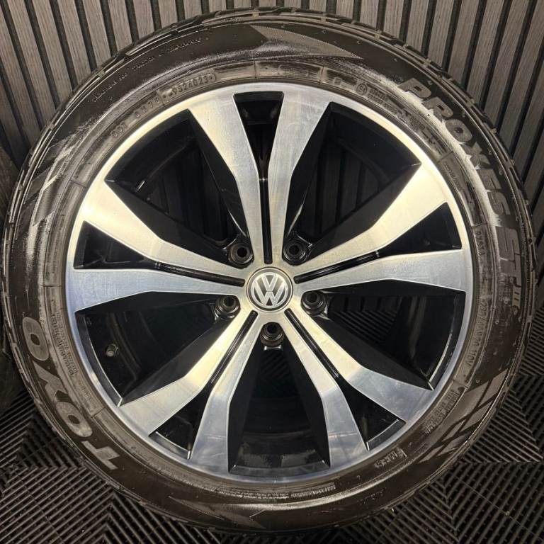 20'' GENUINE VW TOUAREG TARRAGONA ALLOY WHEELS ALLOYS TYRES Q7