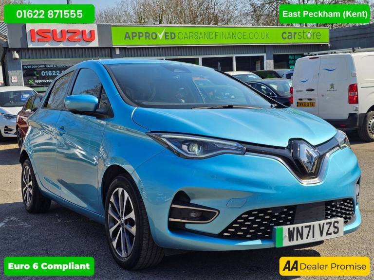 2021 Renault Zoe Blue R135 EV50 GT Line Hatchback, 24,300 miles, Fully electric Automatic, T Hatc...