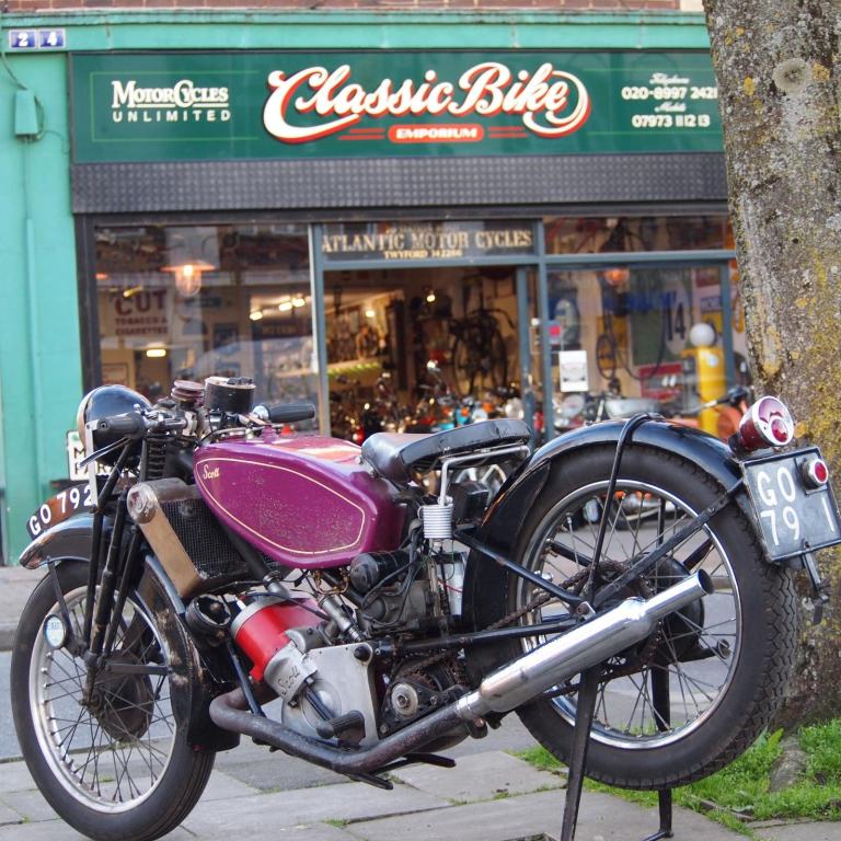 1930 Scott Flying Squirrel Flying Squirrel 600 Classic Vintage Running Project.