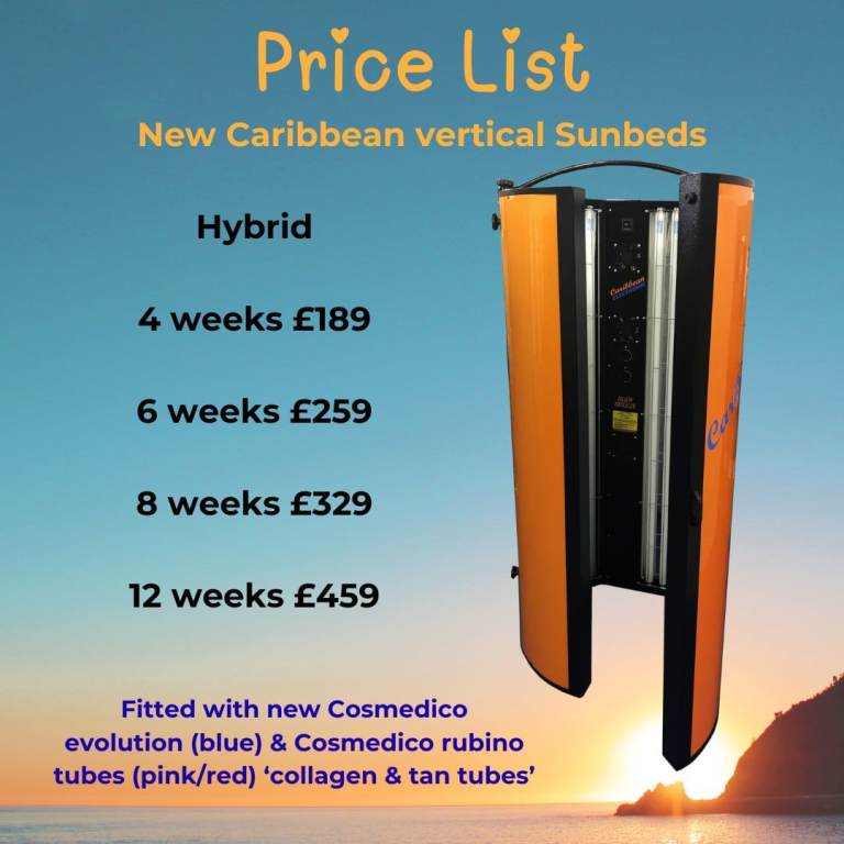 Caribbean & Black Shadow sunbeds for hire. ☀️😎 