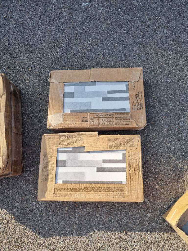 New Multicoloured Ceramic Wall Tiles – Two Boxes