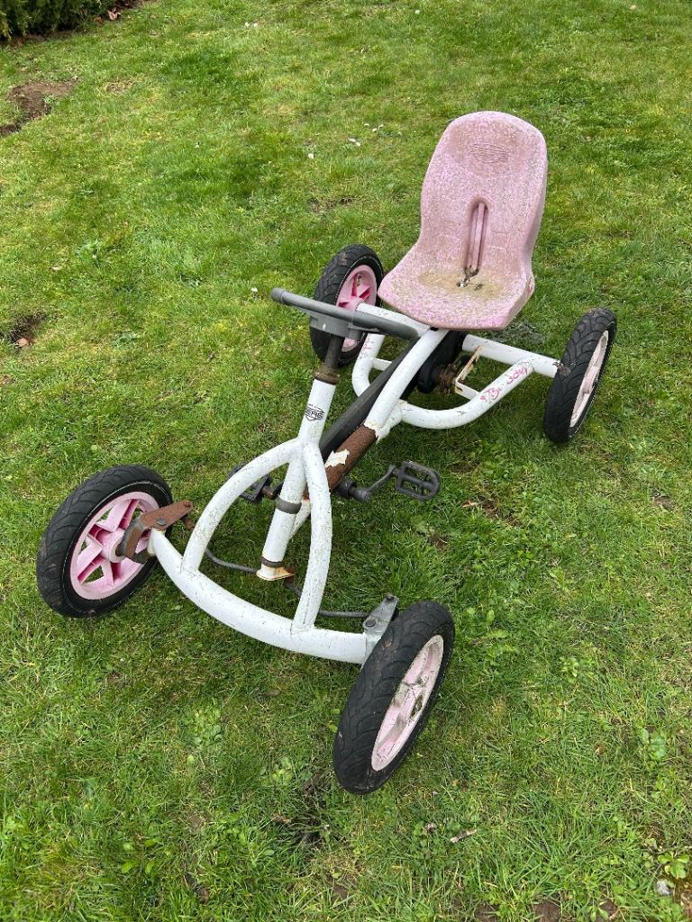 Berg Buddy Go Kart White & Pink