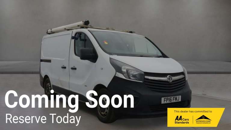 2016 Vauxhall Vivaro 2900 1.6CDTI 90PS ecoFLEX H1 Van PANEL VAN DIESEL Manual