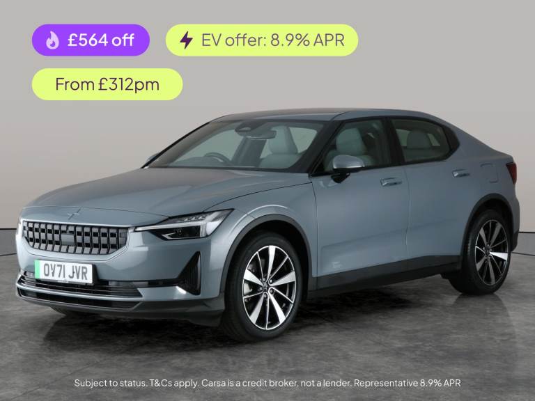 2021 Polestar Polestar 2 170kW 78kWh Long Range Single motor 5dr Auto SALOON ELECTRIC Automatic