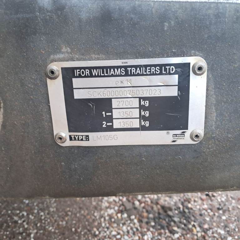 IFOR WILLIAMS TRAILER 