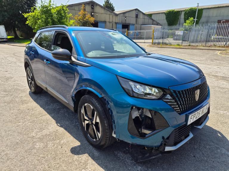 2025 25 PEUGEOT 2008 1.2 PureTech 130 Allure 5dr Blue Damaged Salvage