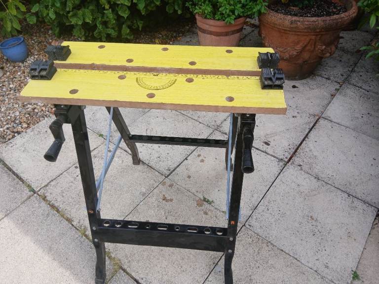 Workmate Workbench – Good Condition, Yellow and Black