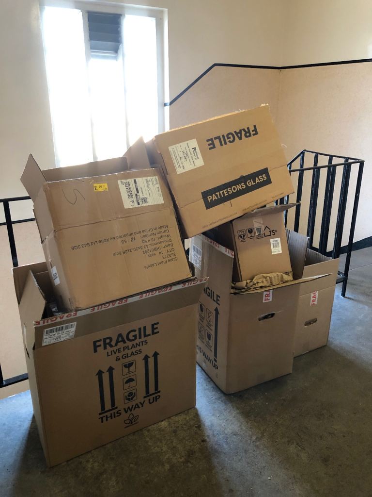 Free sturdy cardboard boxes