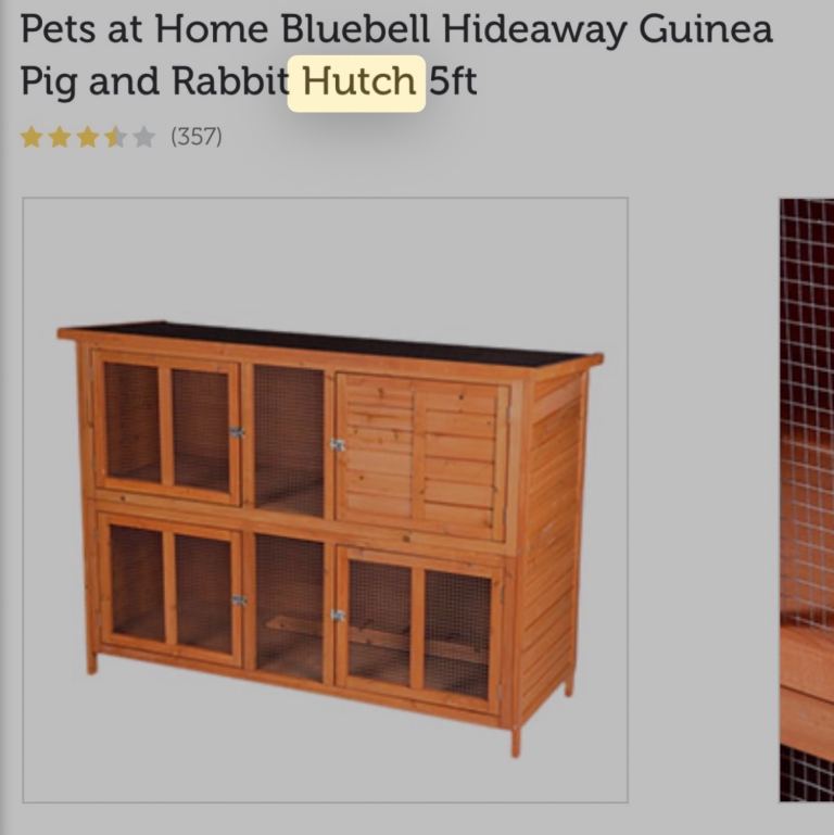 Rabbit/Guineapug Hutch for Sale
