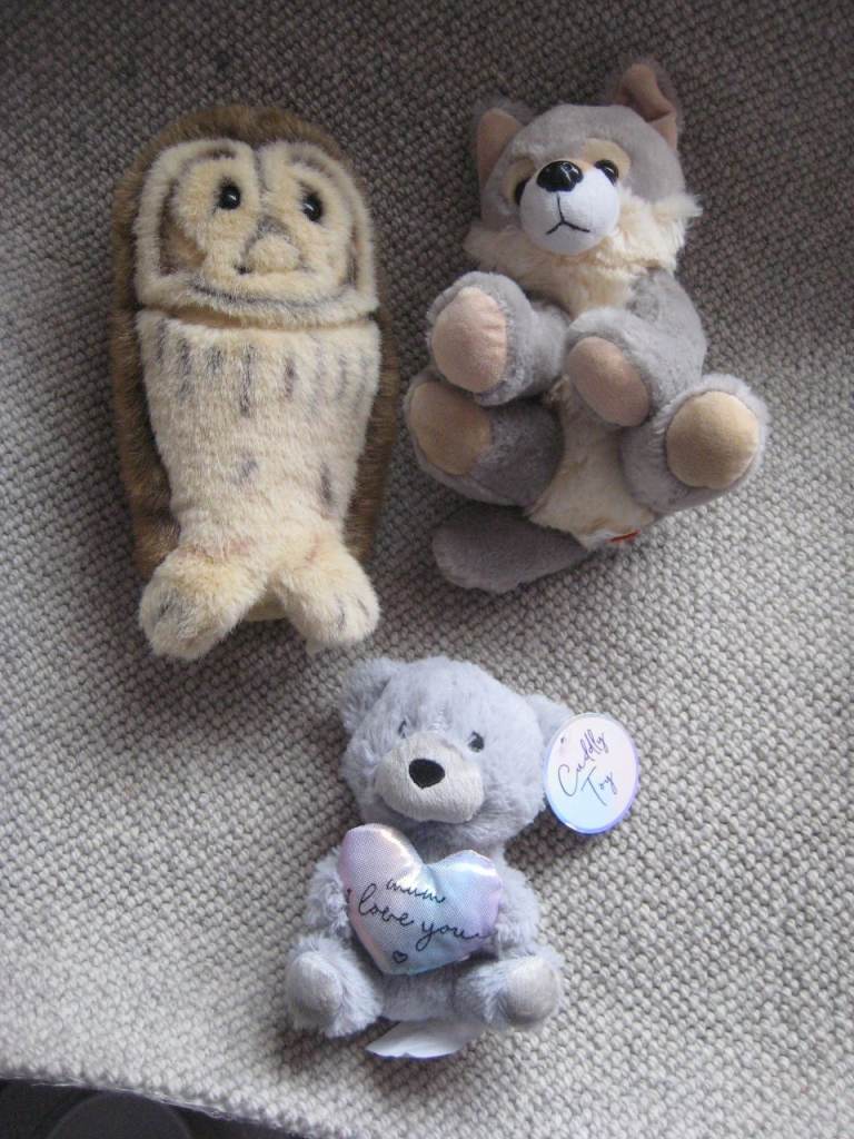 3 Brand New Soft Toys: 3 for £5.00