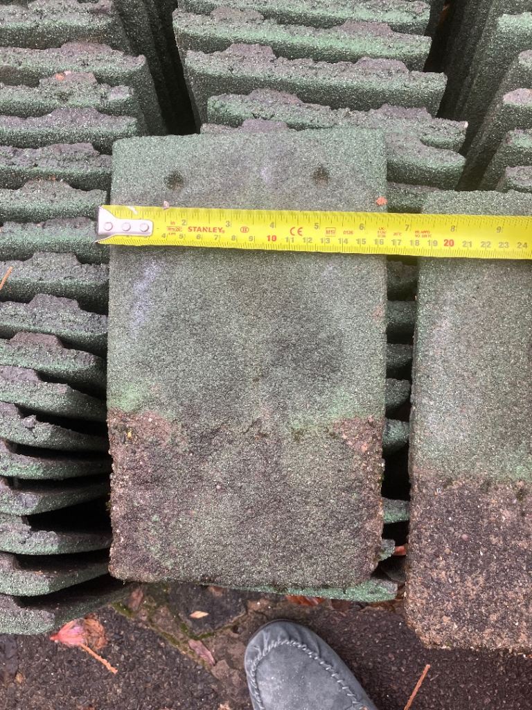 Used roof tiles