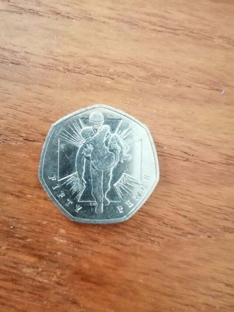 Rare Commemorative 2006 World War 2 Wounded Soldier 50p Coin 