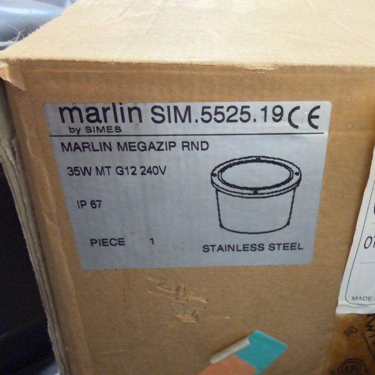 Marlin MEGAPZ RND 35W Outdoor Light - New, Stainless Steel