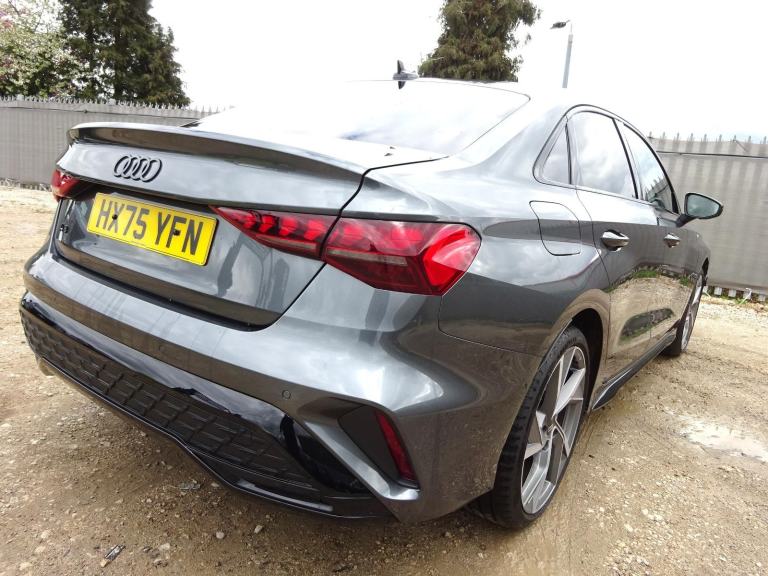 2025 75 REG AUDI A3 S LINE BLACK EDITION 35 TFSI DAMAGED REPAIRABLE SALVAGE
