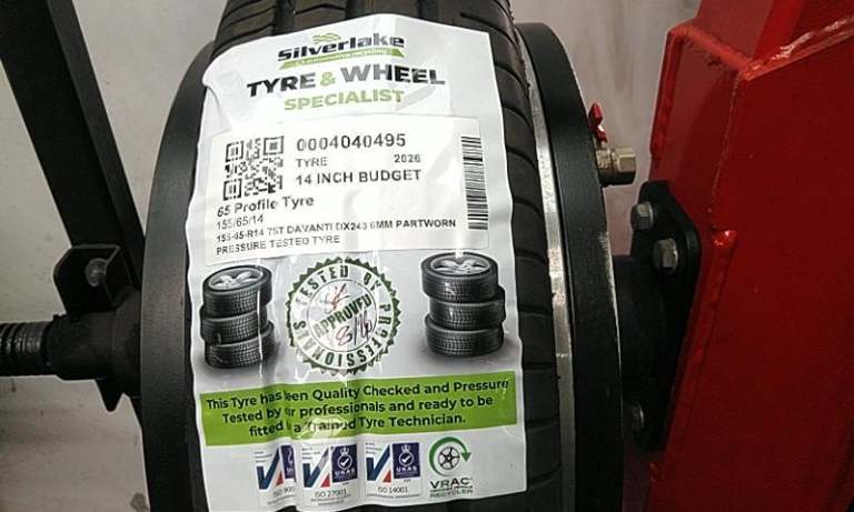 155-65-R14 75t Davanti Dx240 6mm Partworn Pressure Tested Tyre