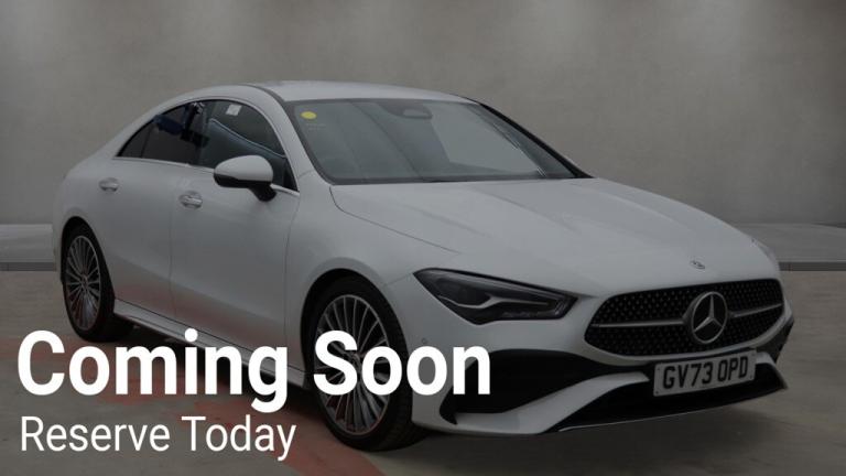 2023 Mercedes-Benz CLA CLA 180 AMG Line Premium 4dr Tip Auto COUPE PETROL Automatic