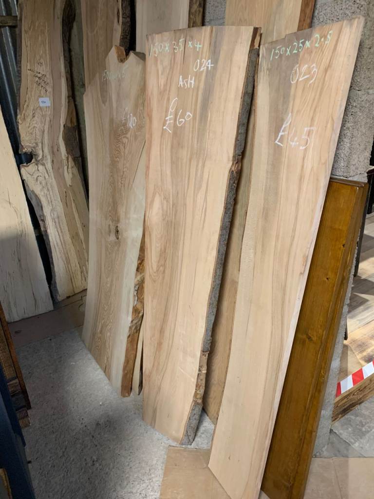 Selection of Live Edge - Beech/ ELM / Maple etc. - Different Sizes and Style