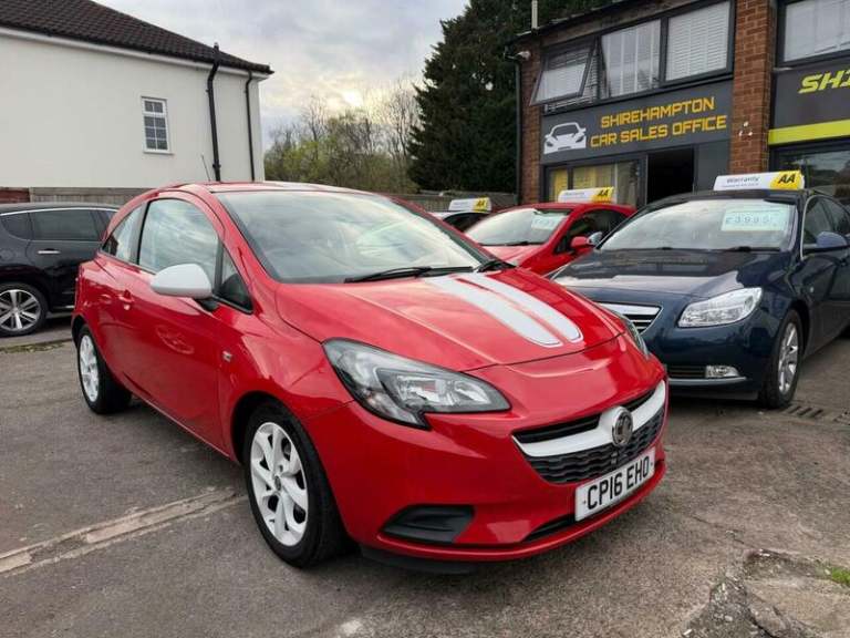 2016 Vauxhall Corsa 1.4i ecoFLEX Sting Euro 6 3dr HATCHBACK Petrol Manual