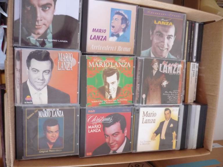 EXTENSIVE COLLECTION OF MARIO LANZA CDs & SIMILAR