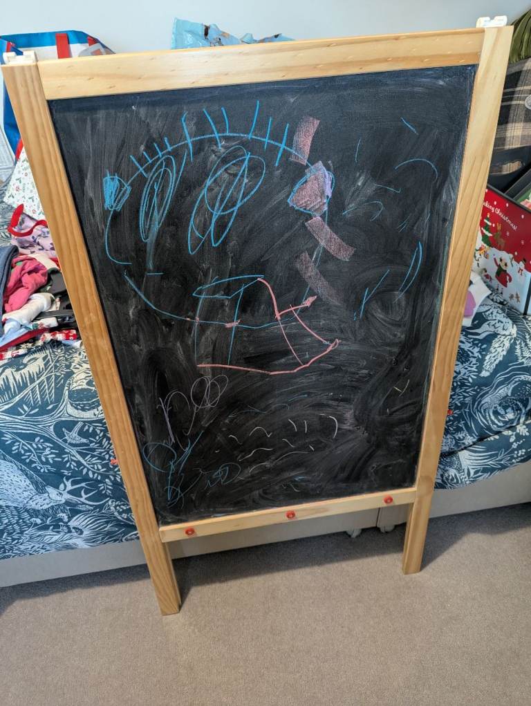 IKEA chalkboard easel