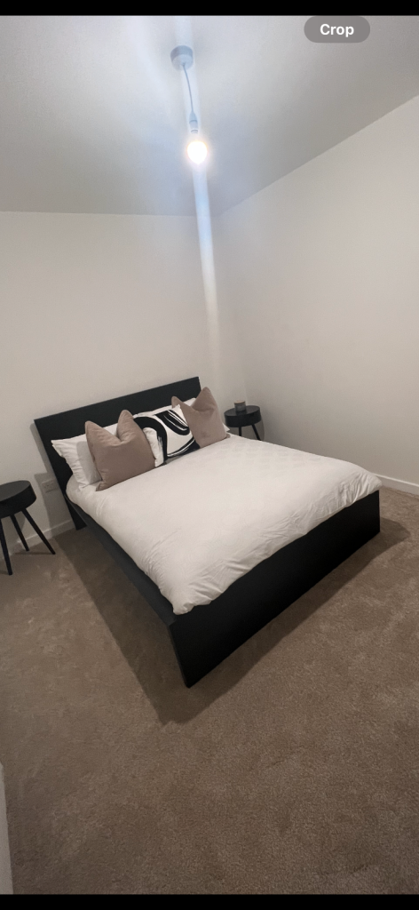 IKEA Malm Black Double Bed