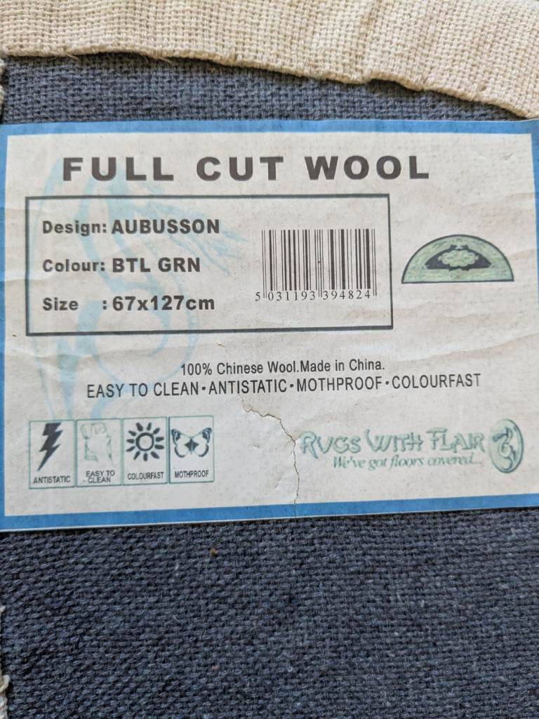 Fireside Half Moon Wool Rug