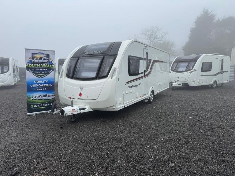 2015 SWIFT CHALLENGER 580 SE 4 BERTH FIXED ISLAND BED END WASHROOM MOTOR MOVER 