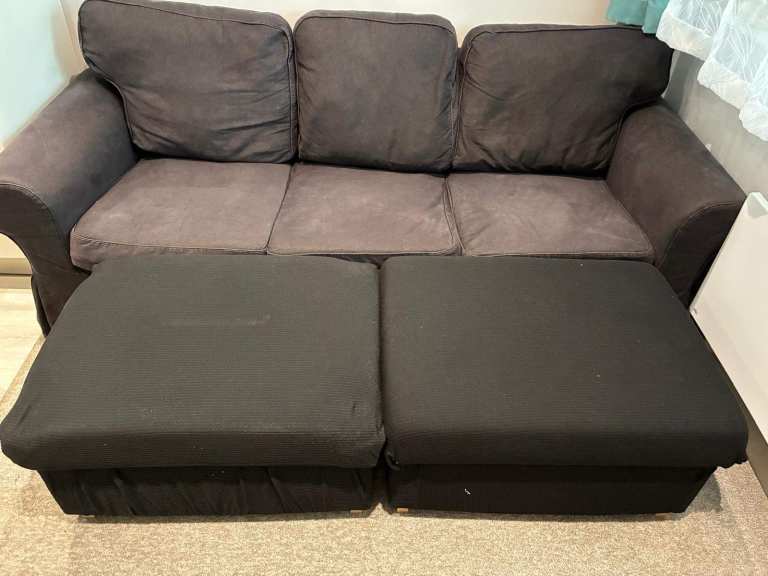 EKTORP 3-seat sofa with and 2 seater