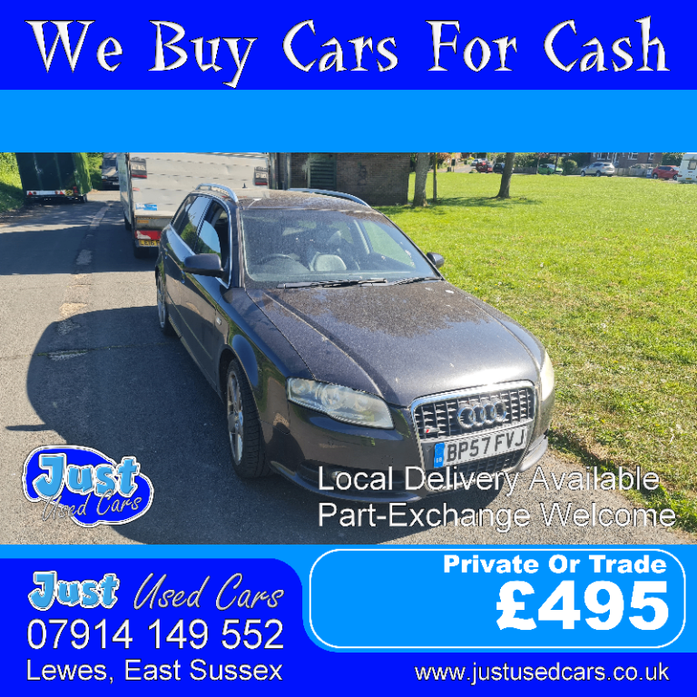 Audi A4 2.0 Avant S Line TDI 140 Multitronic Auto (Automatic Diesel) 57 Reg 2008