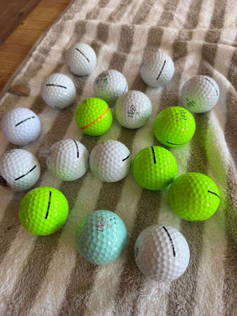 Golf balls.  15 vice