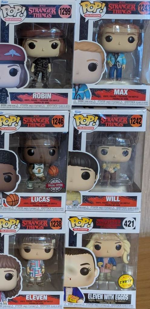 image for Stranger Things Funko Pops. HIGHLY COLLECTABLE 
