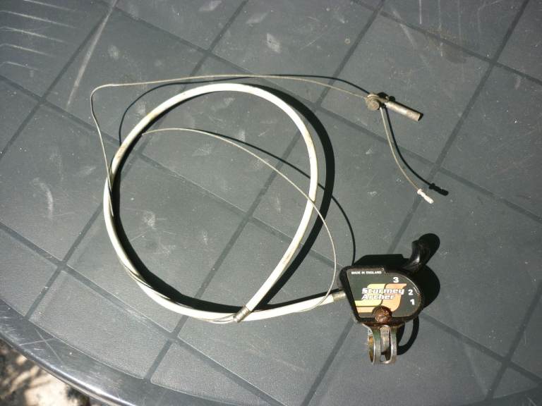 Sturmey Archer Gear Lever and Cable – Good Condition