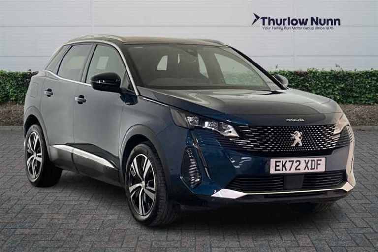 2023 Peugeot 3008 1.2 PureTech GT SUV 5dr Petrol EAT Euro 6 (s/s) (130 ps) SUV Petrol Automatic