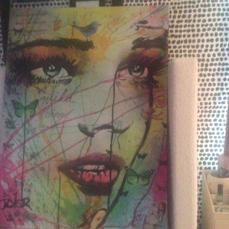 Large canvas perfect for teenagers bedroom 