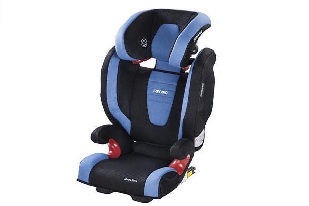 RECARO Milano Car Seat - Blue and Black, Good Condition