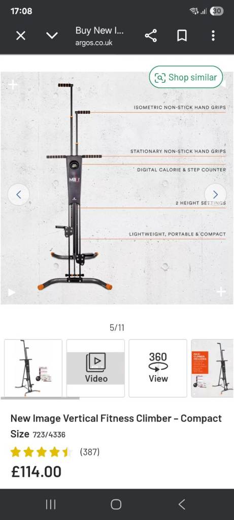 Fitness stepper/climber