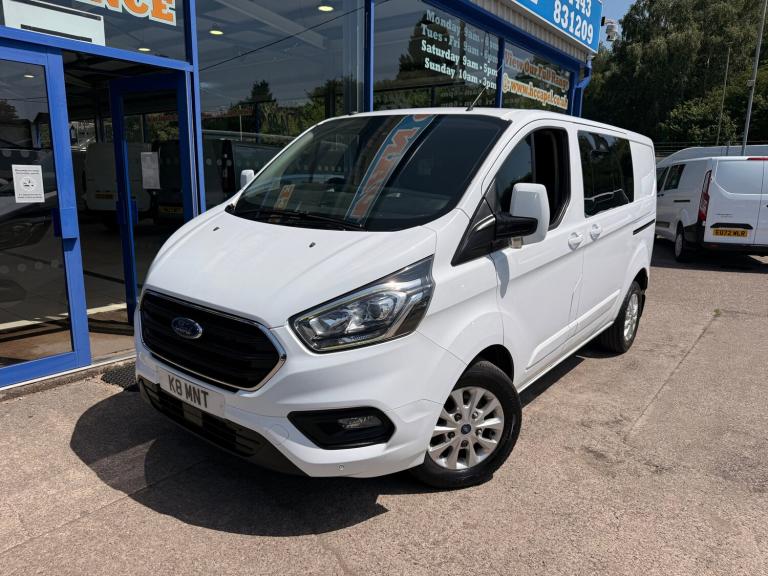 2018 Ford Transit Custom 2.0 320 EcoBlue Limited Crew Van Double Cab 5dr Diesel Manual L1 H1 130 ...