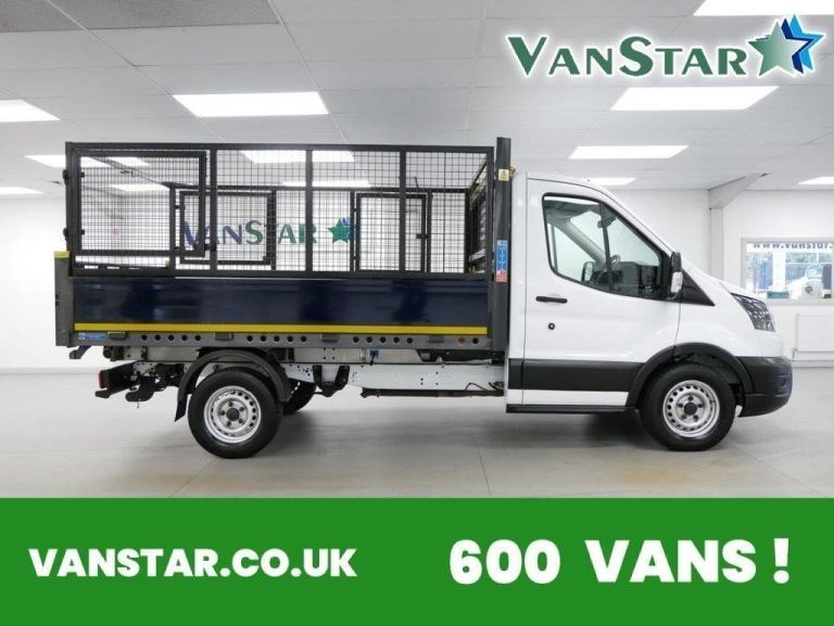 2022 TRANSIT 350 2.0 EBL 130 BHP L2 LEADER CAGED TIPPER ( REAR SWING BOARD ! )